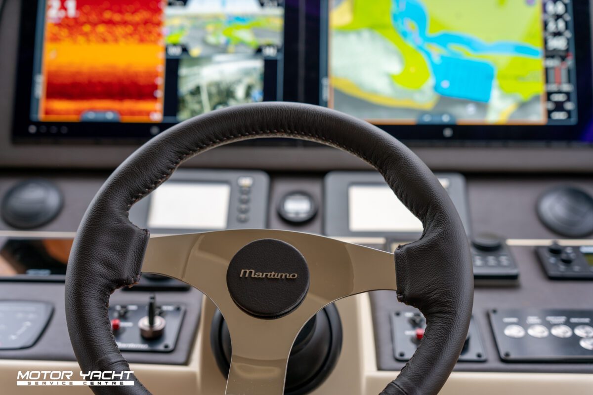 Marine Electronics Upgrade Maritimo C60 Motor Yacht Service Centre