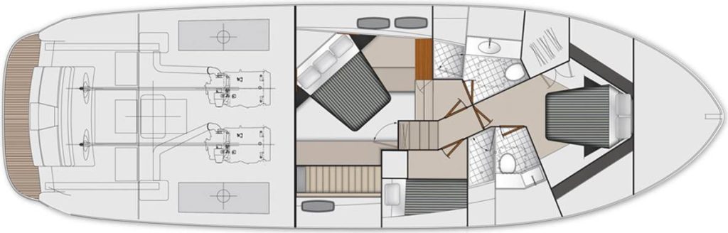 639536 Maritimo S51 Auckland LAYOUT