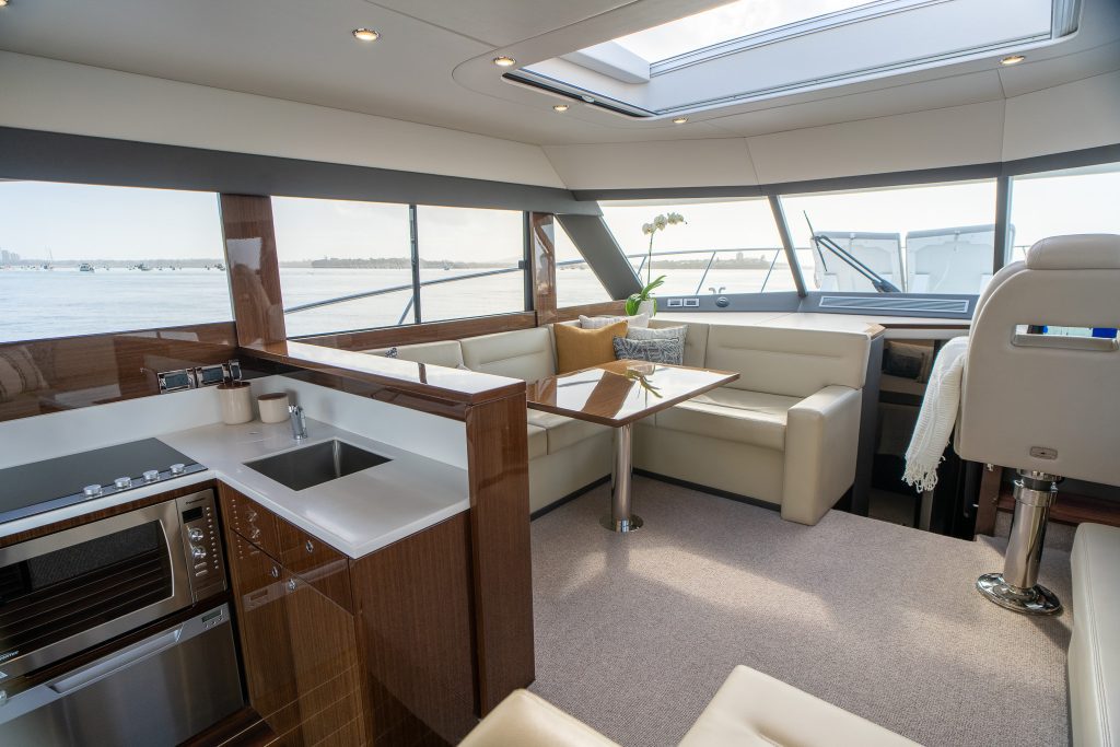 _DSC3140-HDR Maritimo S51 Auckland Galley and Saloon